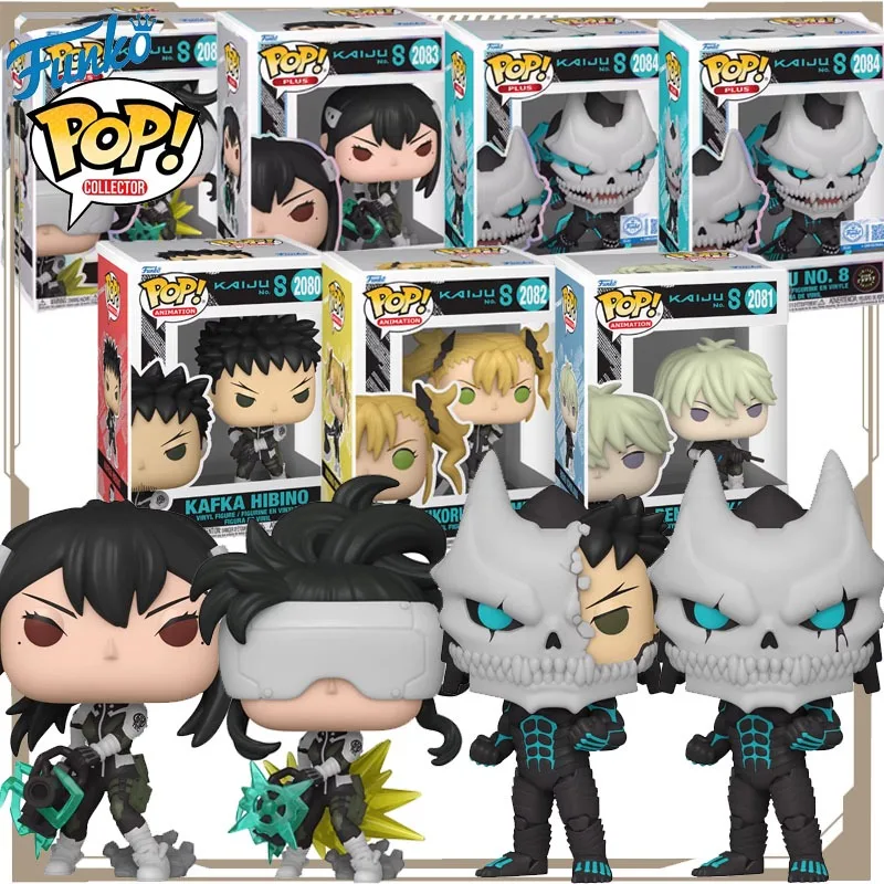 Funko Pop Original KAIJU NO. 8 Figure MINA ASHIRO KAFKA HIBINO KIKORU SHINOMIYA Action Figure Toys for Boys Girls Kids Gift 
Funko Pop Original KAIJU NO. 8 Figure MINA ASHIRO KAFKA HIBINO KIKORU SHINOMIYA Action Figure Toys for Boys Girls Kids Gift