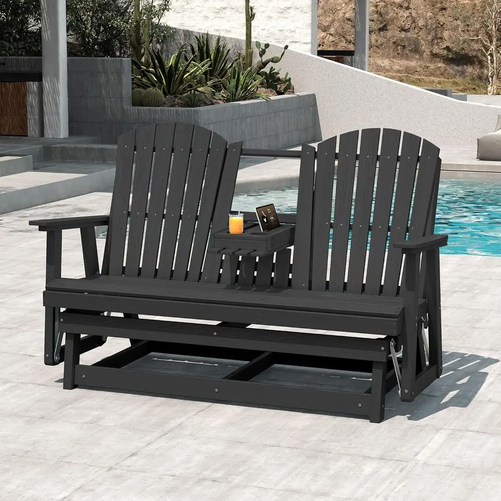 3-Person Outdoor Glider Bench with Cup Holders and iPad Stand, Oversized 66 Weather-Resistant Patio Glider for Garden, Park, or
3-Person Outdoor Glider Bench with Cup Holders and iPad Stand, Oversized 66 Weather-Resistant Patio Glider for Garden, Park, or