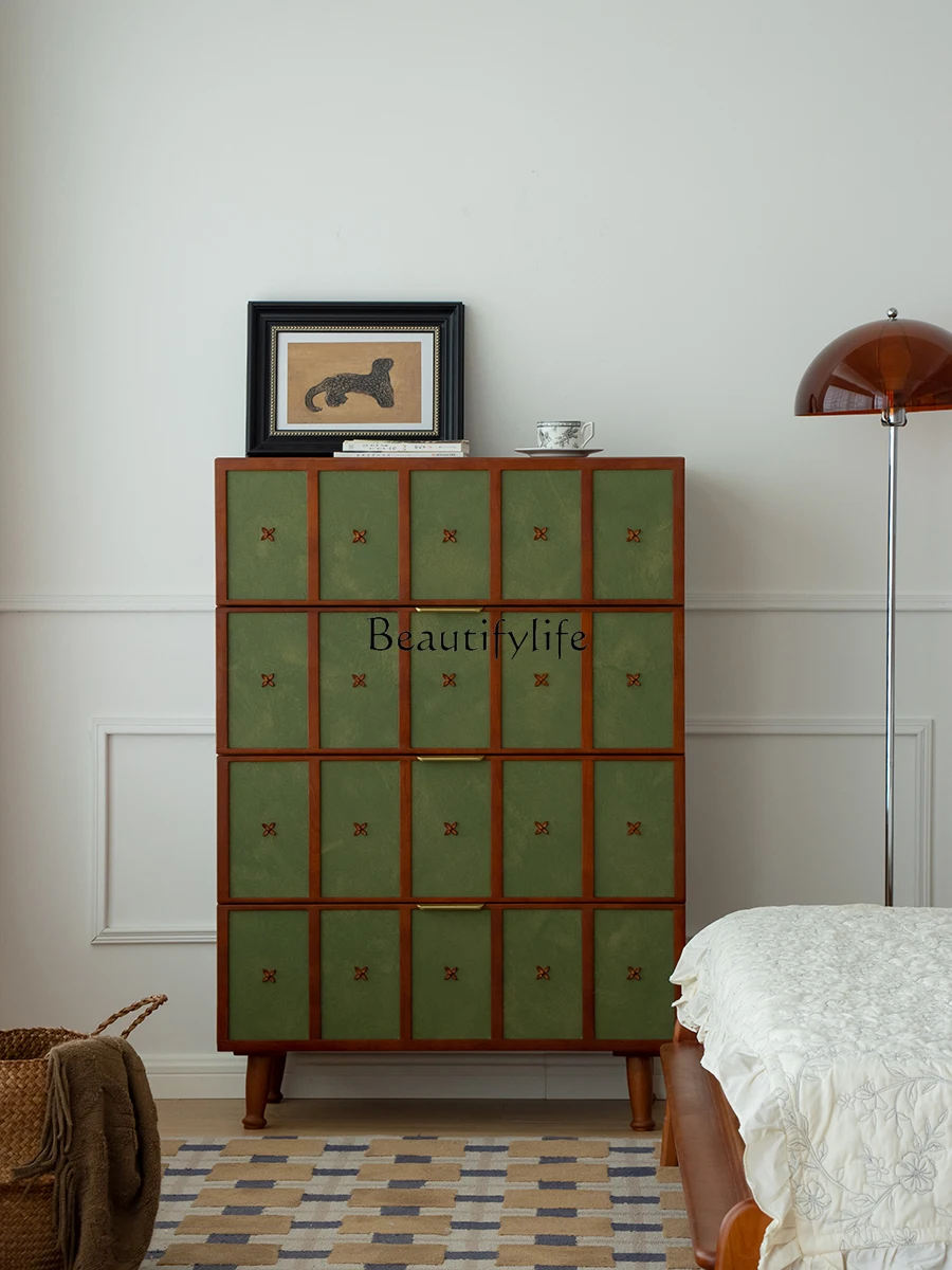 Cherrywood Retro Gilding Chest of Drawers Solid Wood Bedroom Storage Chest of Drawers
Cherrywood Retro Gilding Chest of Drawers Solid Wood Bedroom Storage Chest of Drawers