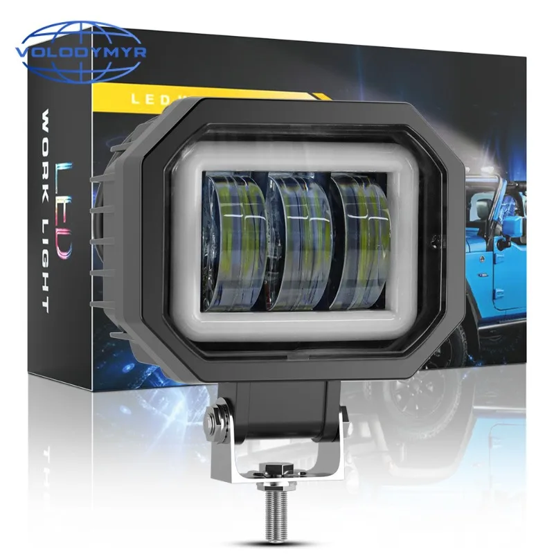 Volodymyr Car 12/24V LED Work Light Bar 30W Angel Eyes LED Light For Truck 4WD ATV Trailer Offroad Moto Driving Light Headlight
Volodymyr Car 12/24V LED Work Light Bar 30W Angel Eyes LED Light For Truck 4WD ATV Trailer Offroad Moto Driving Light Headlight