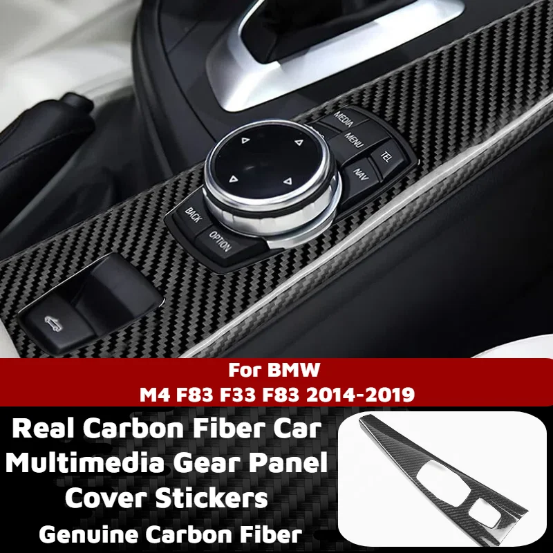 Real Carbon Fiber Car Multimedia Gear Panel Cover Sticker for BMW M4 F83 F33 F83 2014-2019 Interior Decor Accessories Mouldings
Real Carbon Fiber Car Multimedia Gear Panel Cover Sticker for BMW M4 F83 F33 F83 2014-2019 Interior Decor Accessories Mouldings