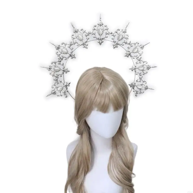 39BC Queen Crown Headband Tiaras Hairband Material Kits Church Wedding Hairhoop
39BC Queen Crown Headband Tiaras Hairband Material Kits Church Wedding Hairhoop