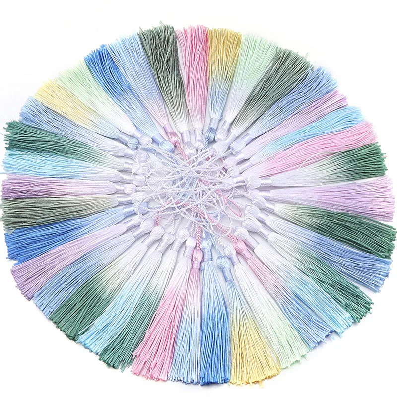 10/20/50/100Pcs Gradient Tassels Polyester Silk Hand Dyed Tassel DIY Bookmark Tassels Pendant Jewelry Making Souvenir Decoration
10/20/50/100Pcs Gradient Tassels Polyester Silk Hand Dyed Tassel DIY Bookmark Tassels Pendant Jewelry Making Souvenir Decoration