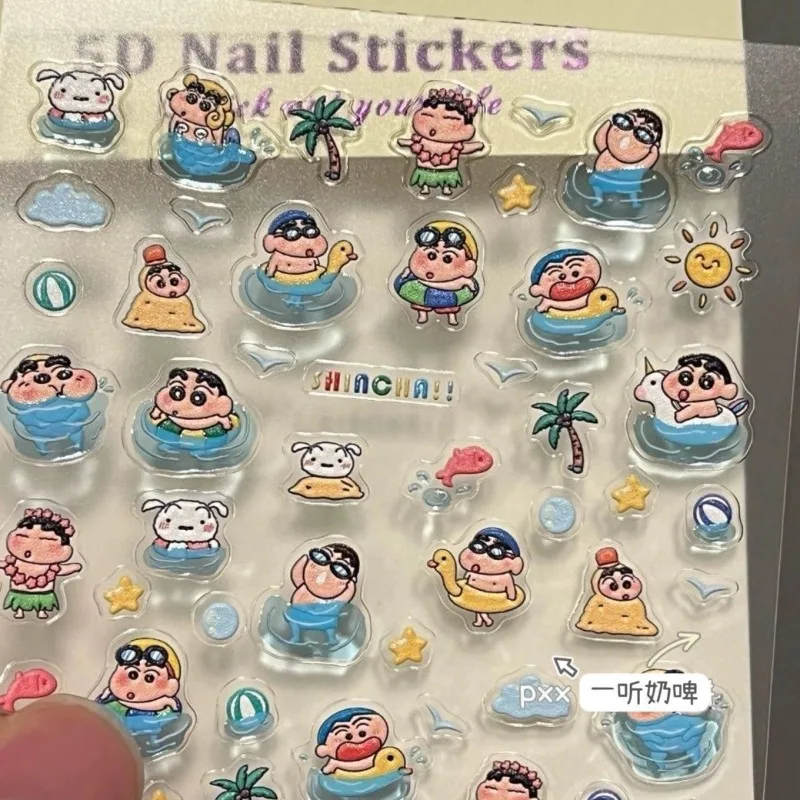 Crayon Shin-chan Stickers Jelly 3D Relief Cartoon Waterproof Journal Decal Diy Phone Case Fashion Exquisite Nail Stickers
Crayon Shin-chan Stickers Jelly 3D Relief Cartoon Waterproof Journal Decal Diy Phone Case Fashion Exquisite Nail Stickers