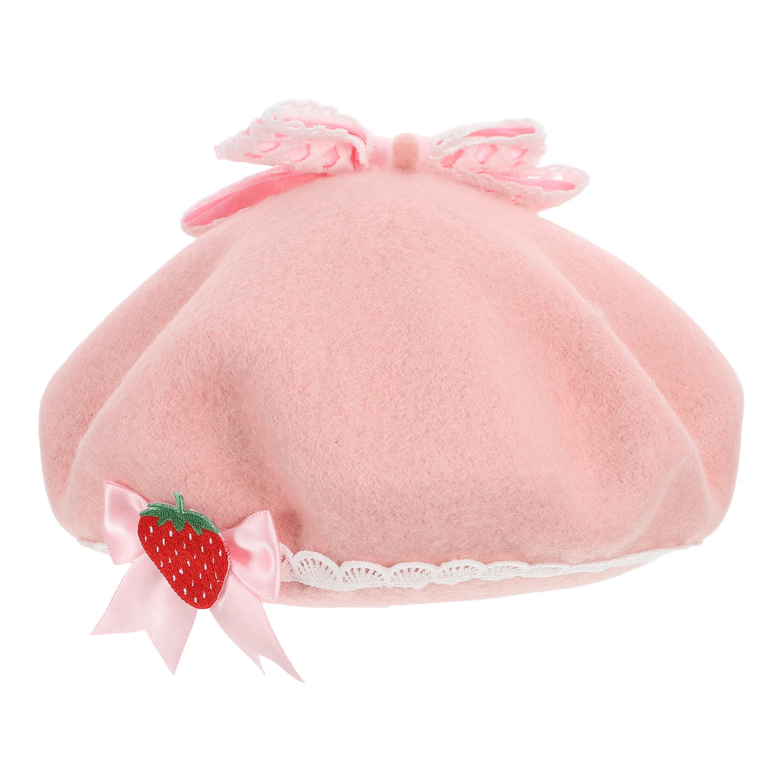 Berets Fashionable French Strawberry Bow Has Army Costume Women Hat Japanese
Berets Fashionable French Strawberry Bow Has Army Costume Women Hat Japanese