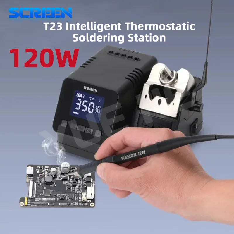 OSS T23 Intelligent Constant Temperature Soldering Station 3PCS T210 Soldering Iron Tips Mobile Phone PCB Repair Tool
OSS T23 Intelligent Constant Temperature Soldering Station 3PCS T210 Soldering Iron Tips Mobile Phone PCB Repair Tool