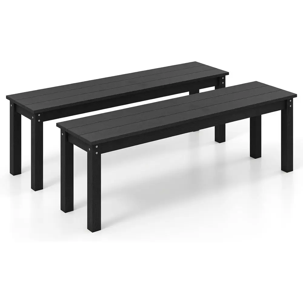 kula HDPE Outdoor Bench, 2-3 Person Patio Bench, 55" BacklGarden Dining Bench with Slatted Seat, Weatherproo Park Bench or Entry
kula HDPE Outdoor Bench, 2-3 Person Patio Bench, 55" BacklGarden Dining Bench with Slatted Seat, Weatherproo Park Bench or Entry