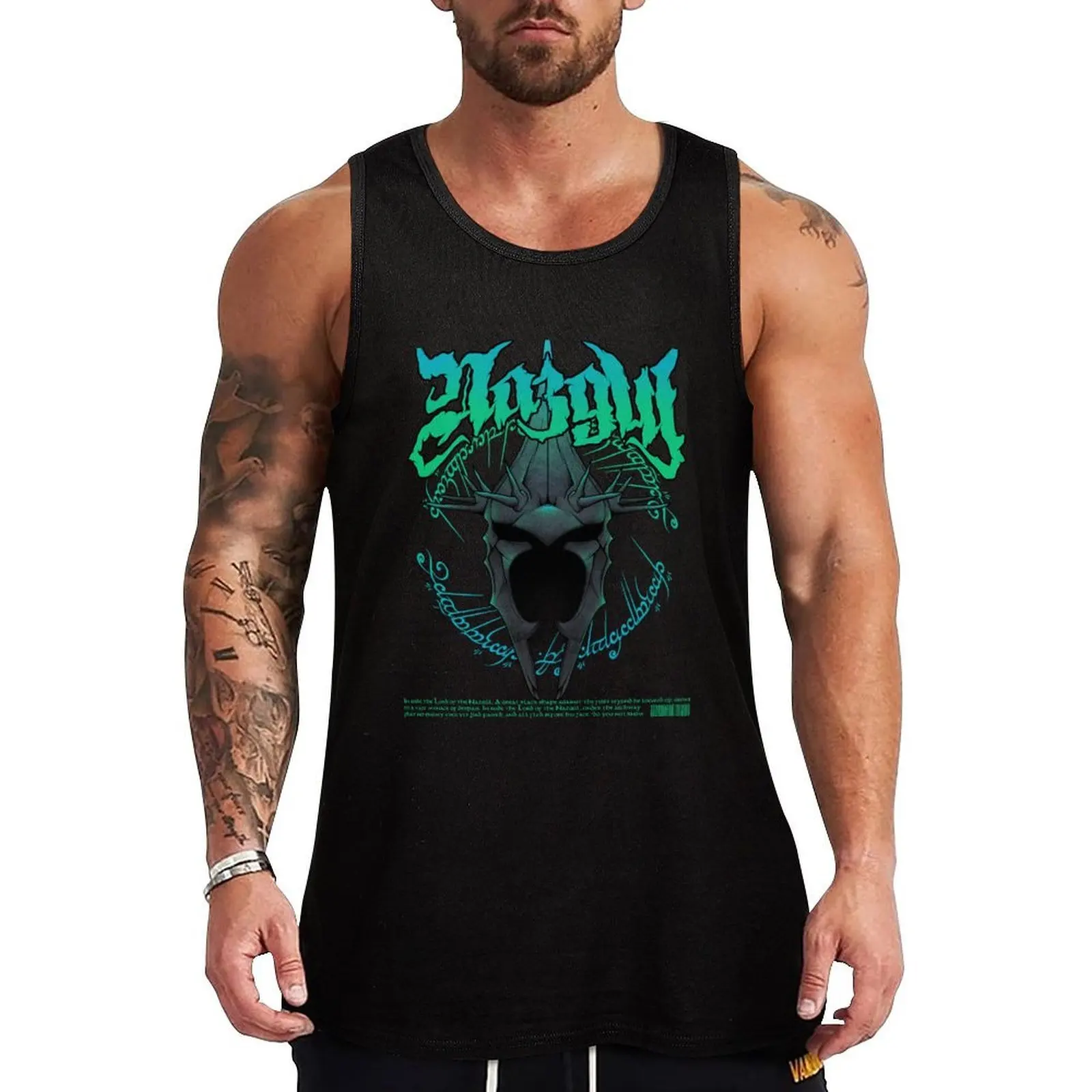 Nazgul Metal Tank Top Lightweight Sports Tank Top Quick Dry Sleeveless Tee
Nazgul Metal Tank Top Lightweight Sports Tank Top Quick Dry Sleeveless Tee