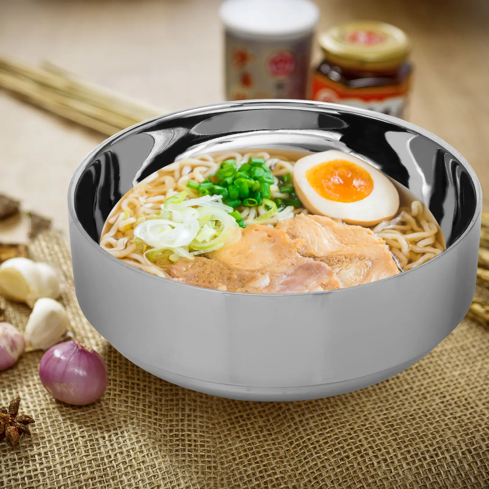 Stainless Steel Soup Rice Home Heat Resistance Soup Bowl Food Serving Kitchen Tableware Household Rice Bowl Dining Set
Stainless Steel Soup Rice Home Heat Resistance Soup Bowl Food Serving Kitchen Tableware Household Rice Bowl Dining Set
