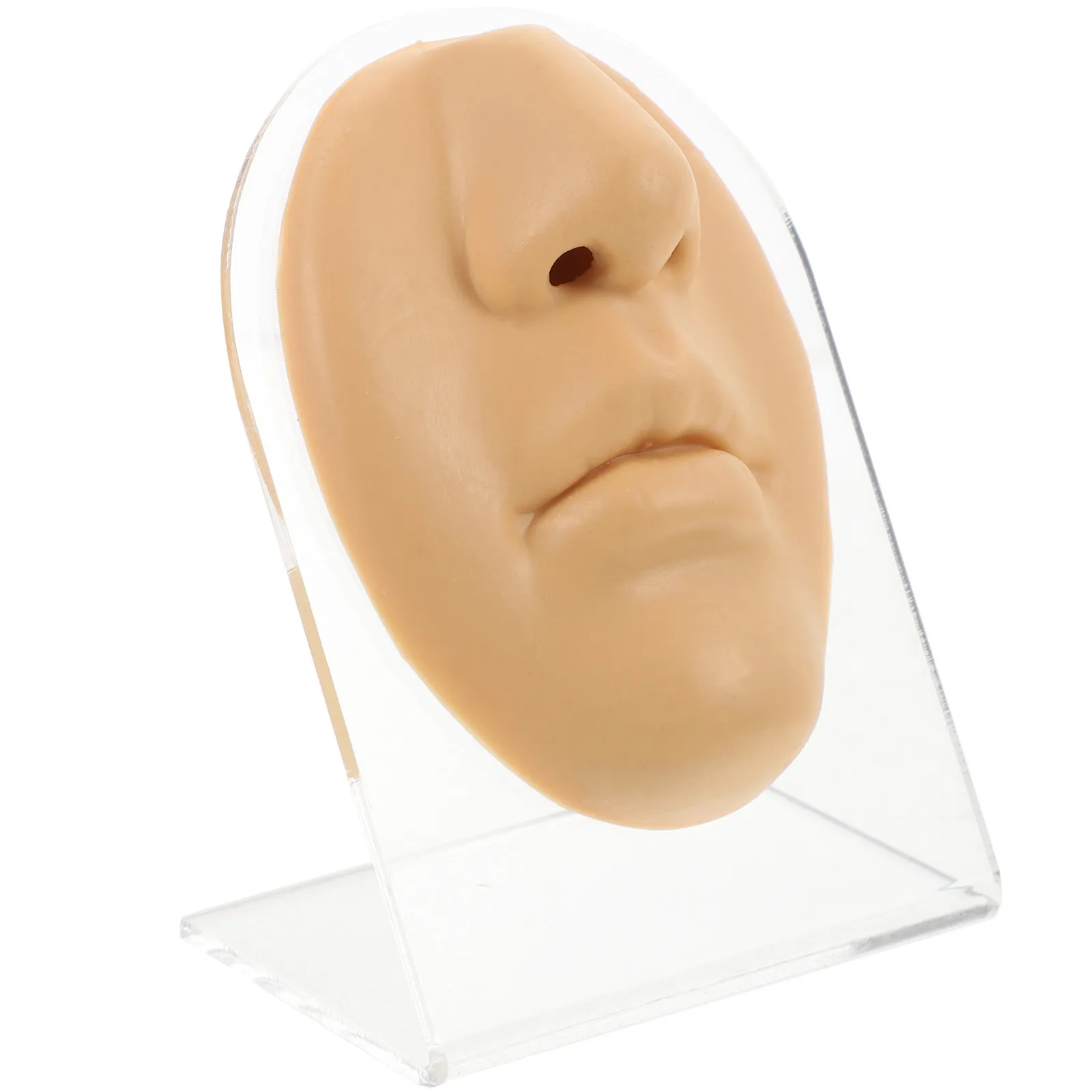 1Set Nose Ring Display Prop Realistic Flexible Fake Face Silicone Piercing Practice Training Body Part for Schools Hospitals
1Set Nose Ring Display Prop Realistic Flexible Fake Face Silicone Piercing Practice Training Body Part for Schools Hospitals