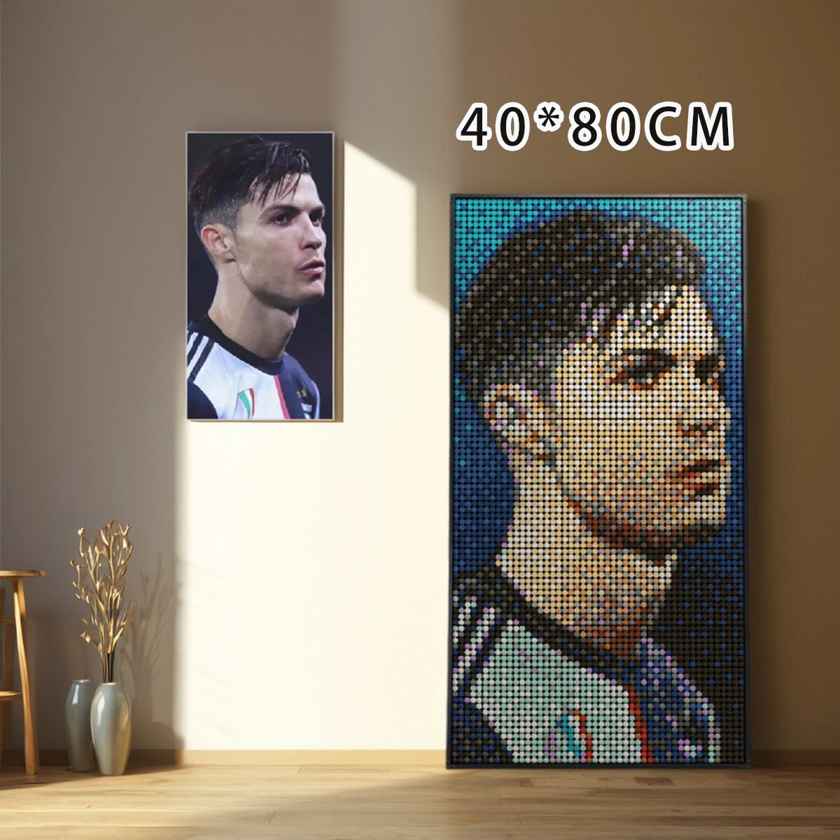 8000 PCS Soccer Star MOC Creative Artistic Pixel Art Wall Decoration Painting Wall Art Building Block Assembly
8000 PCS Soccer Star MOC Creative Artistic Pixel Art Wall Decoration Painting Wall Art Building Block Assembly