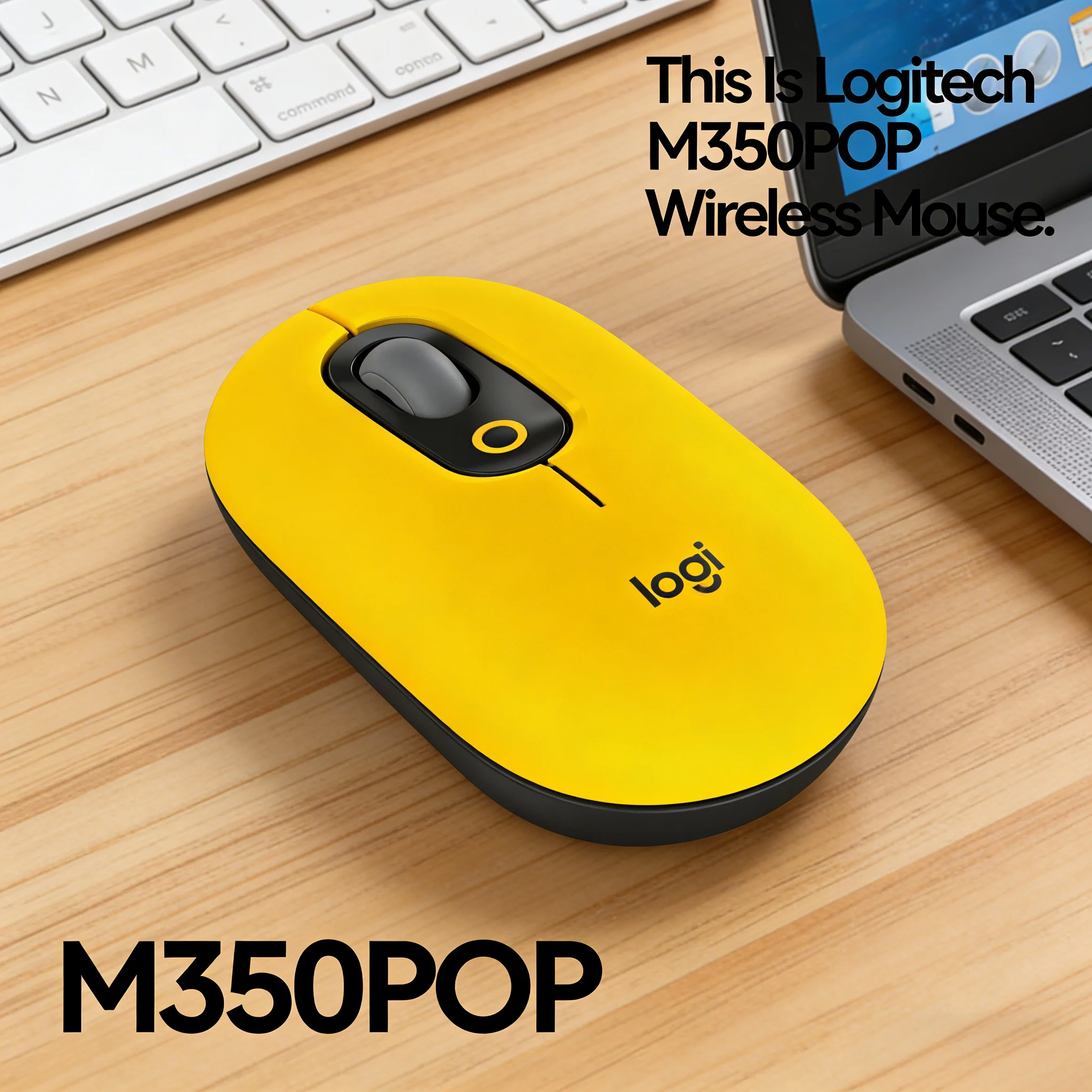 Logitech M350 POP Entry-Level Wireless Mouse High Cost-Effective Long Battery