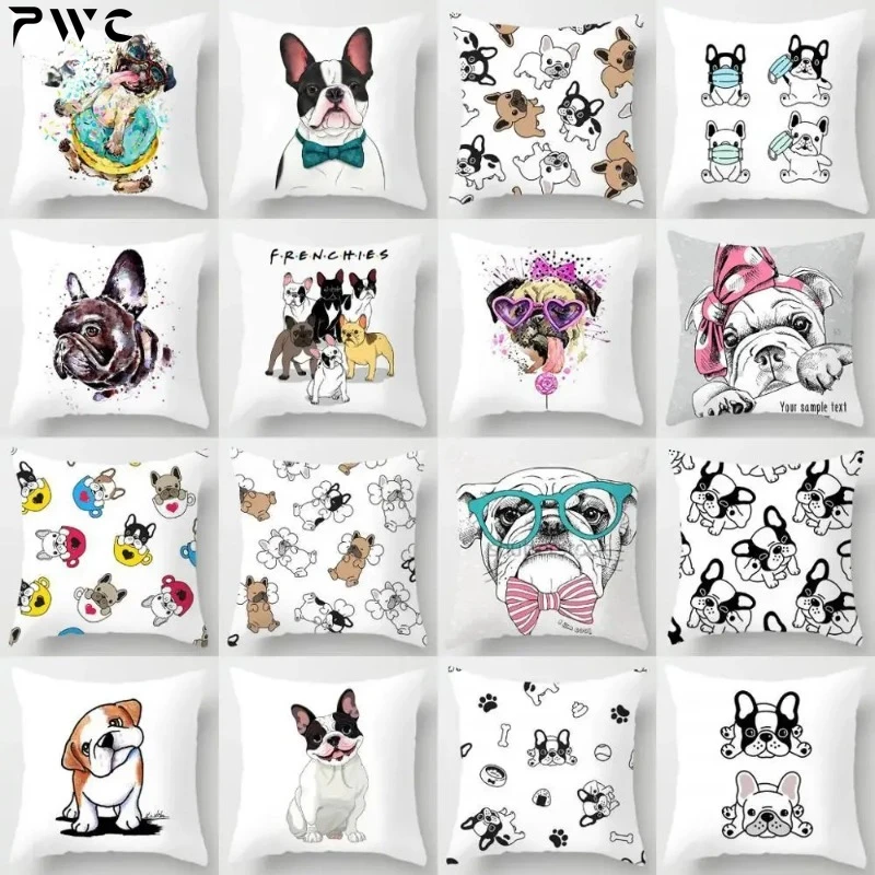 French Bulldog Cushion Cover Sofa Dog Pillow Cover For Home Decoration Sofa Chair Car Decorative Pillows Pillowcase
French Bulldog Cushion Cover Sofa Dog Pillow Cover For Home Decoration Sofa Chair Car Decorative Pillows Pillowcase