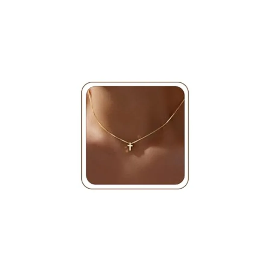 Graduation Gift for Her 2026 Cross Necklace for Women Teen Girls, Dainty 14K Gold Silver Plated Cross Choker Jewelry Non Tarnis
Graduation Gift for Her 2026 Cross Necklace for Women Teen Girls, Dainty 14K Gold Silver Plated Cross Choker Jewelry Non Tarnis