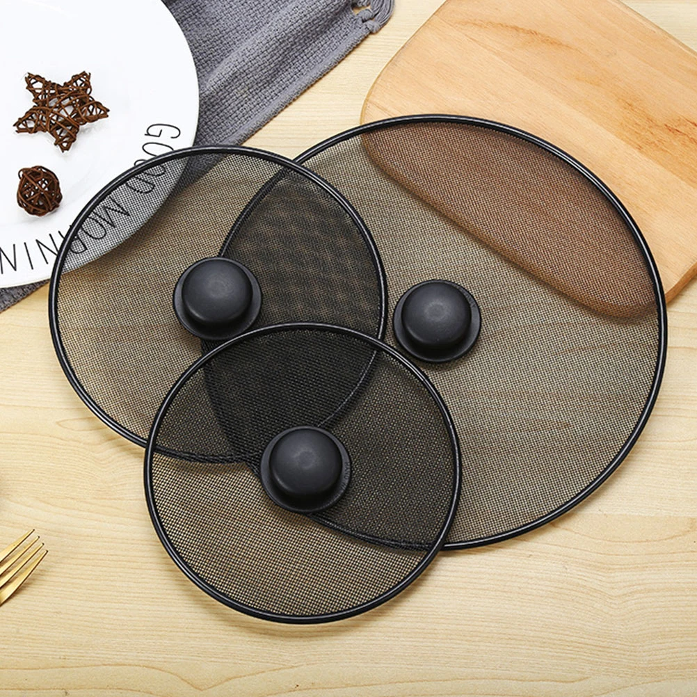 2pcs Grease Splatter Guard Foldable Oil Splash Mesh Cover For Frying Pan Skillet Wok Stainless Steel Black Universal Pot Lid
2pcs Grease Splatter Guard Foldable Oil Splash Mesh Cover For Frying Pan Skillet Wok Stainless Steel Black Universal Pot Lid