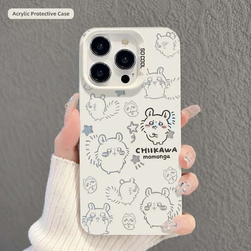 Hot Chiikawa Acrylic Phone Case for iPhone 16 Pro 15 14 Anti-fall Anti-slip Comfortable Grip Shockproof Slim Protective Cover
Hot Chiikawa Acrylic Phone Case for iPhone 16 Pro 15 14 Anti-fall Anti-slip Comfortable Grip Shockproof Slim Protective Cover