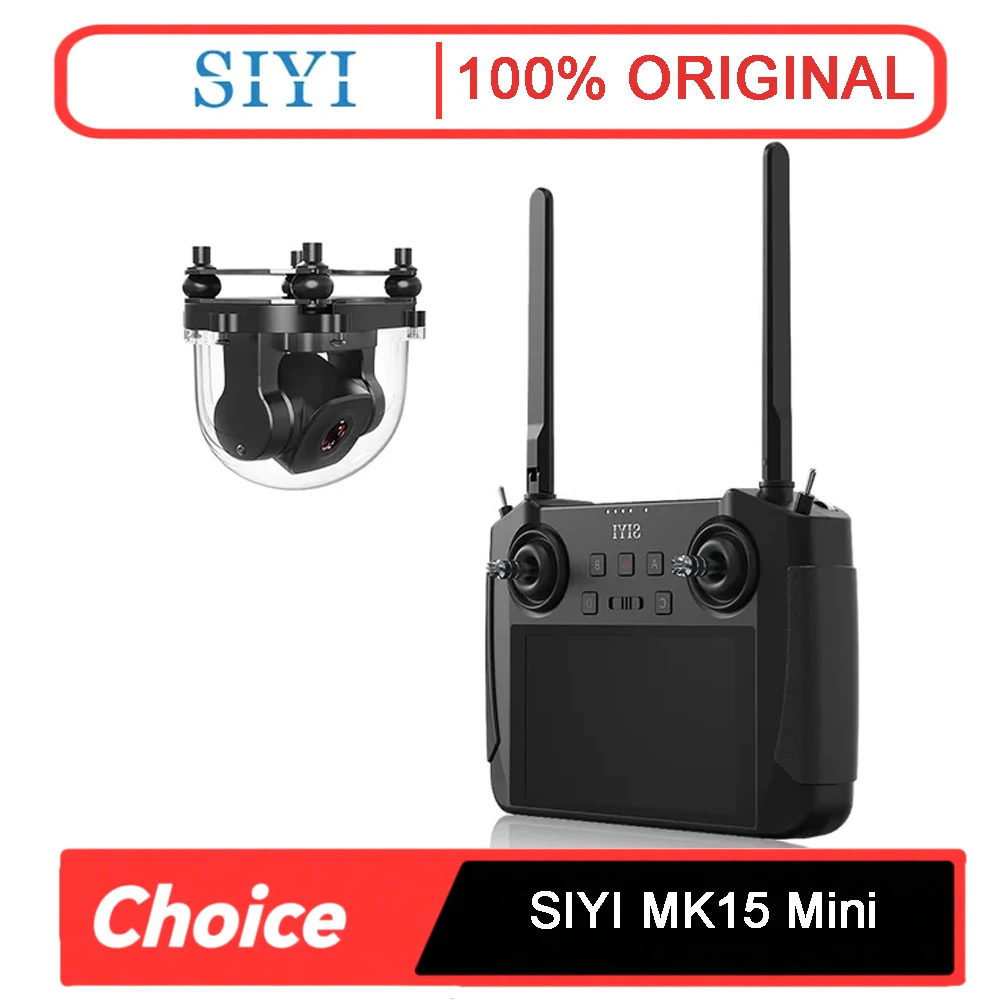 SIYI MK15 Mini HD Ручной сельскохозяйственный интеллектуальный контроллер с 5,5-дюймовым сенсорным ЖК-экраном 1080p 60fps FPV с задержкой 180 мс 3,5 км CE FCC
SIYI MK15 Mini HD Ручной сельскохозяйственный интеллектуальный контроллер с 5,5-дюймовым сенсорным ЖК-экраном 1080p 60fps FPV с задержкой 180 мс 3,5 км CE FCC