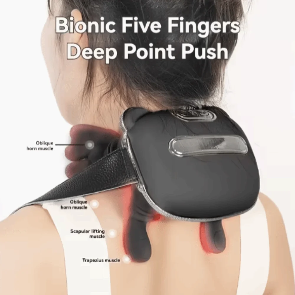 Comfortable Bionic Neck Massager 3-Level Modes Shawl Design Shoulder Massager Body Muscles Massage for 5V2000MHA
Comfortable Bionic Neck Massager 3-Level Modes Shawl Design Shoulder Massager Body Muscles Massage for 5V2000MHA