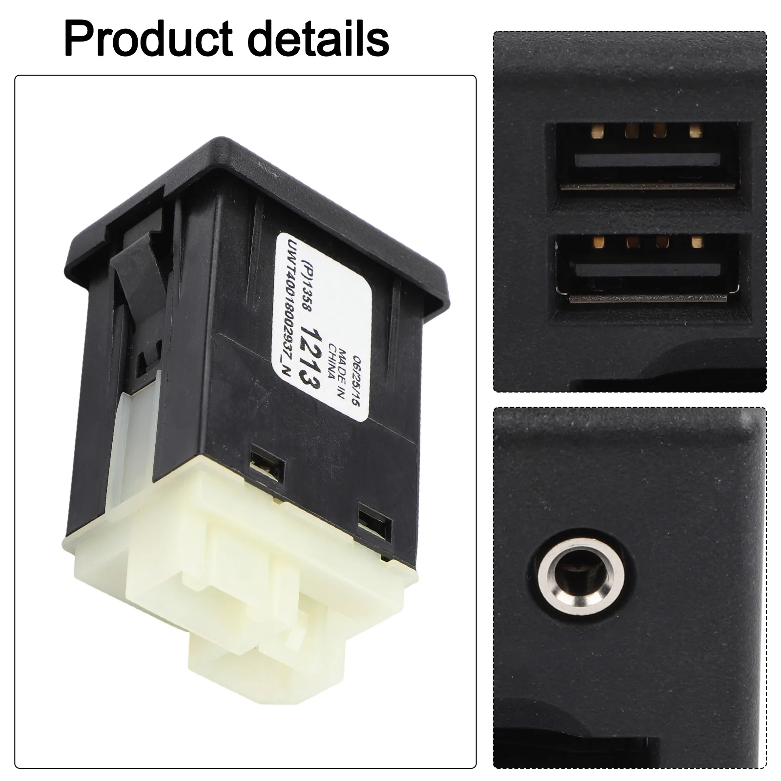 Dashboard Connector Auxiliary Interface Car Dashboard Replacement Wear-resistant Non-deformation Replacement Installation
Dashboard Connector Auxiliary Interface Car Dashboard Replacement Wear-resistant Non-deformation Replacement Installation