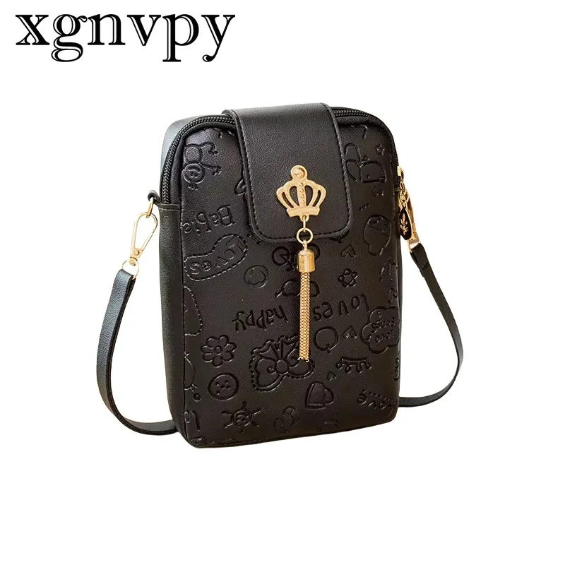 Xgnvpy Ladies Bag Fresh Sweet Mobile Phone Bag Ladies Casual Simple Embossed Crossbody Bag
Xgnvpy Ladies Bag Fresh Sweet Mobile Phone Bag Ladies Casual Simple Embossed Crossbody Bag