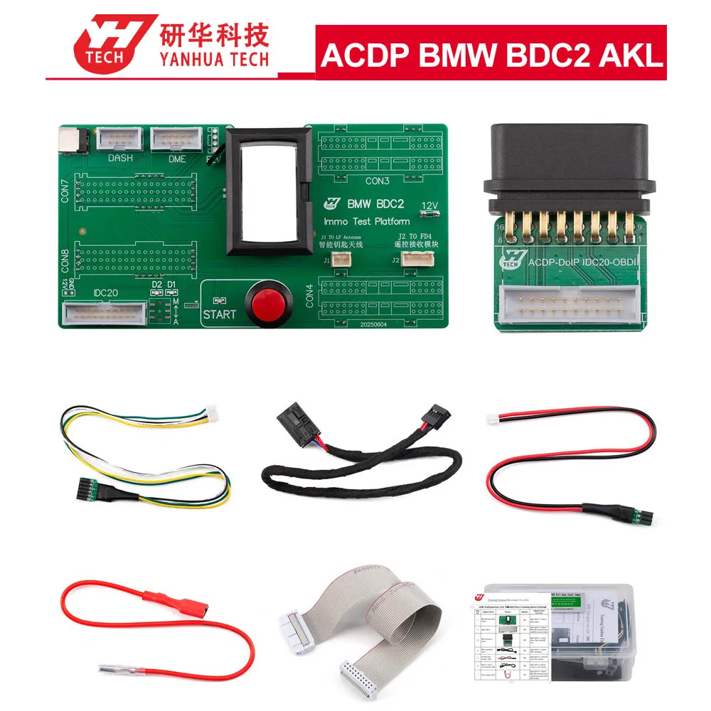 Yanhua for BMW BDC2 Key Learning Bench Platform with AKL License A504 Support for BMW G Series BDC2 Work with ACDP Module 38
Yanhua for BMW BDC2 Key Learning Bench Platform with AKL License A504 Support for BMW G Series BDC2 Work with ACDP Module 38