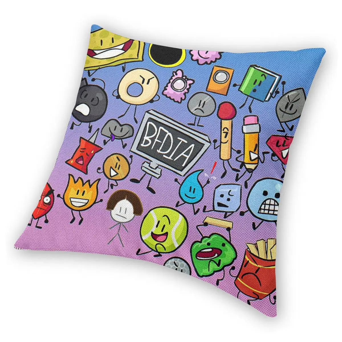 BFDI All Characters Square Pillowcase Pillow Cover Cushion Decor Comfort Throw Pillow For Home Sofa
BFDI All Characters Square Pillowcase Pillow Cover Cushion Decor Comfort Throw Pillow For Home Sofa