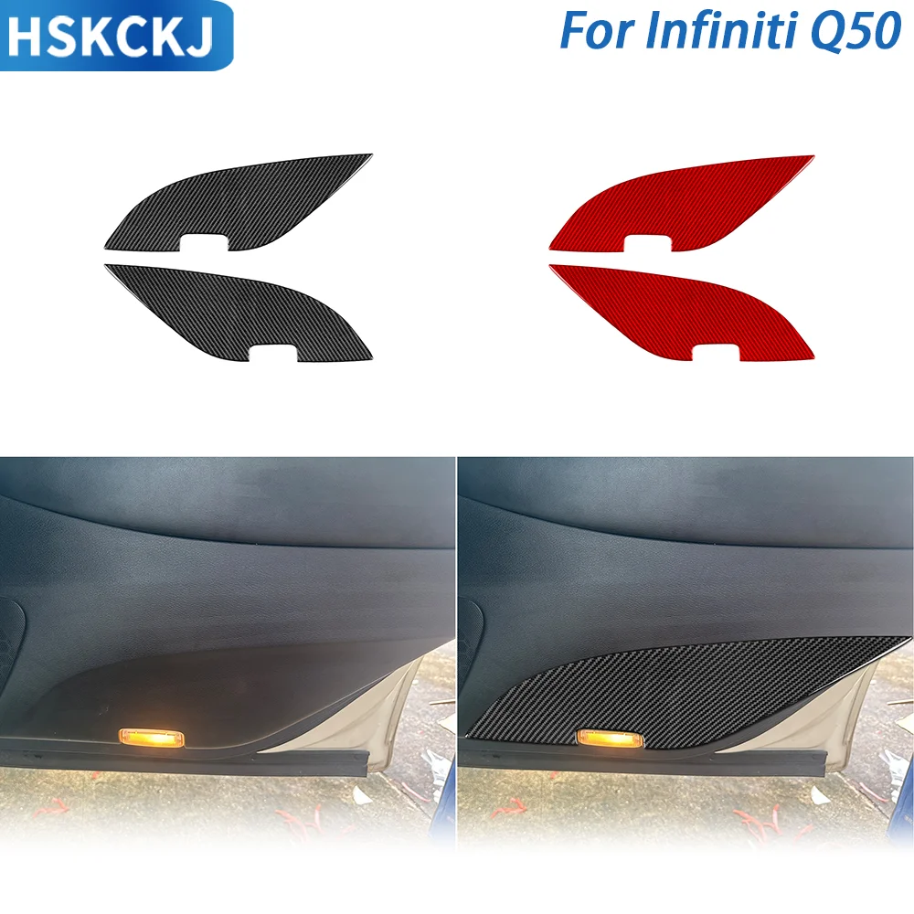 For Infiniti Q50 2014——2020 Real Carbon Fiber Car Rear Door Inner Protector Panel Cover Trim Interior Decorative Accessories
For Infiniti Q50 2014——2020 Real Carbon Fiber Car Rear Door Inner Protector Panel Cover Trim Interior Decorative Accessories