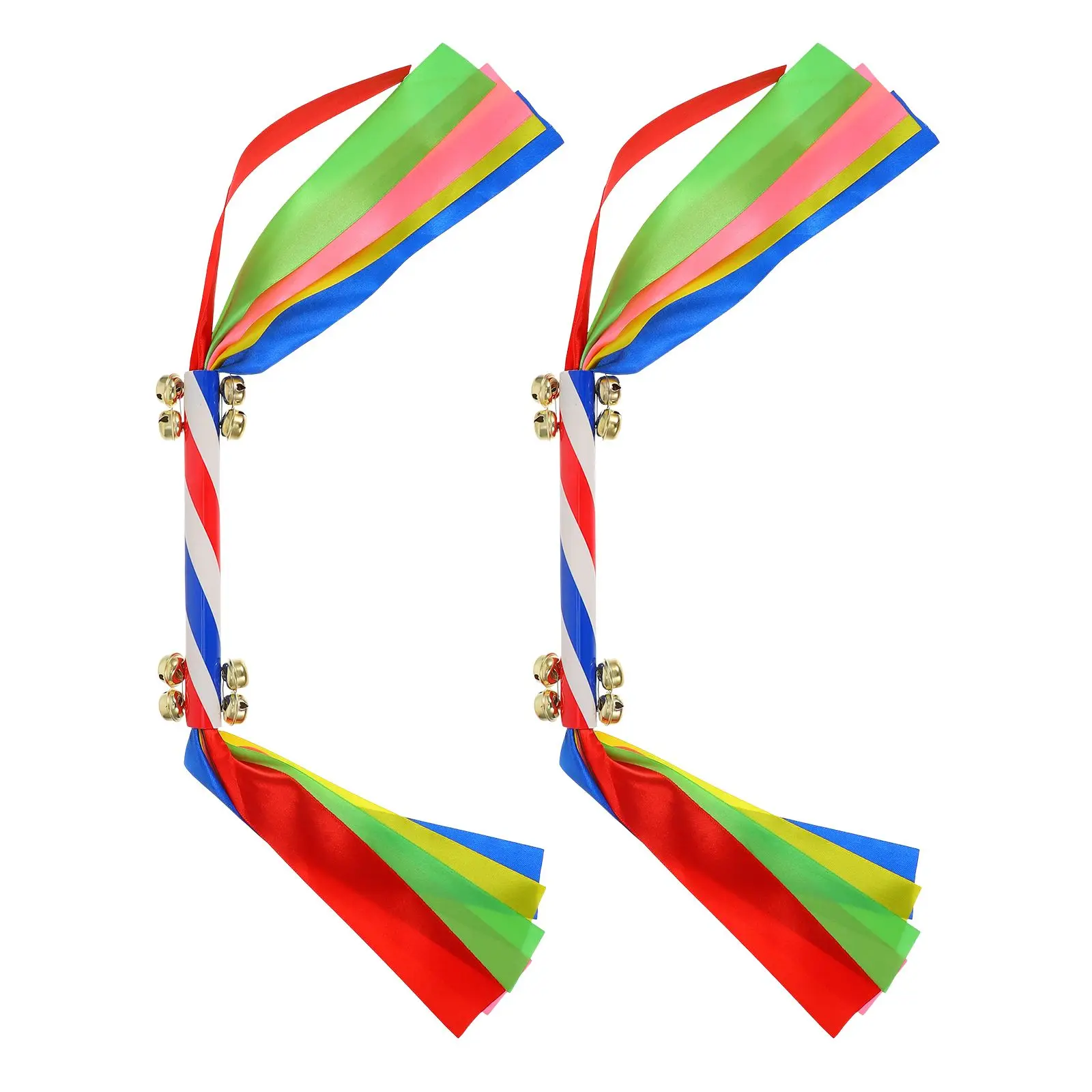 2pcs Cheerleading Props Colorful Ribbon Bells Durable Lightweight Kids Sports Events Gymnastics Dance Team Accessories
2pcs Cheerleading Props Colorful Ribbon Bells Durable Lightweight Kids Sports Events Gymnastics Dance Team Accessories