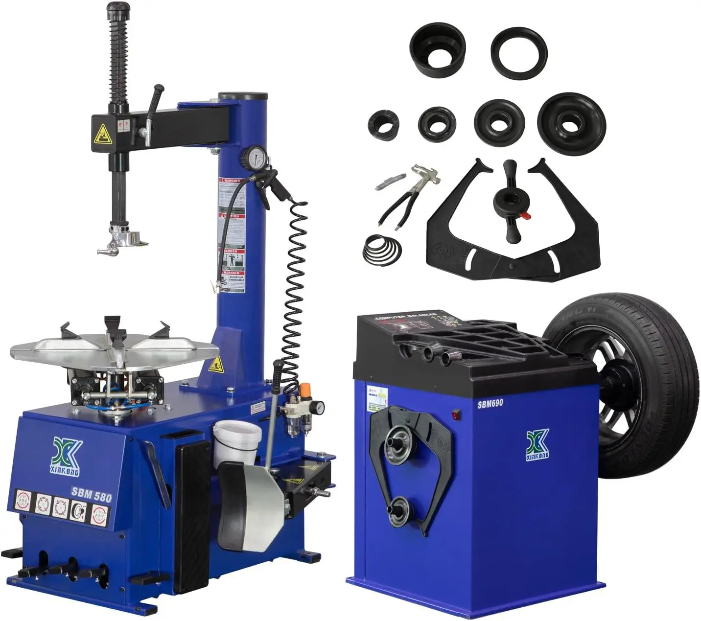 XK-New 2.0 Horsepower Tire Changer Wheel Changers Machine Combo Balancer Rim Clamp 580-690 with 36 Month Part Replacements
XK-New 2.0 Horsepower Tire Changer Wheel Changers Machine Combo Balancer Rim Clamp 580-690 with 36 Month Part Replacements