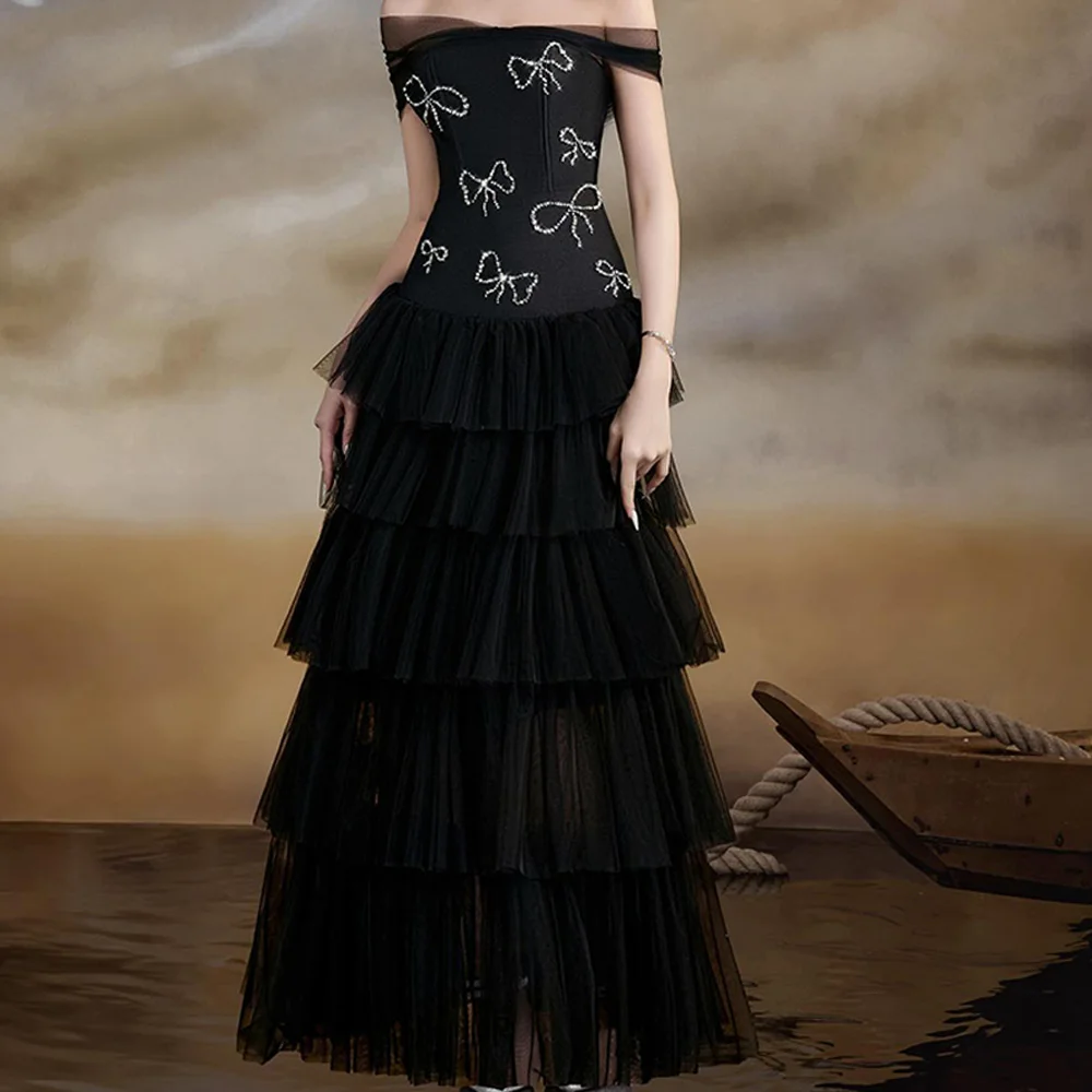 Floor Length Straight Pleats Sleeveless Off the Shoulder Sleeveless Sweep Train Solid Color Tiered Bow Crystal Classic Celebrity
Floor Length Straight Pleats Sleeveless Off the Shoulder Sleeveless Sweep Train Solid Color Tiered Bow Crystal Classic Celebrity