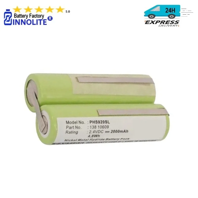2.4V Ni-MH Battery Compatible with Remington MS-280 MS-290 MS-900 MS-5100 MS-5200 MS-5500 MS-5700 MS-5800 MS-6000 MS2-390
2.4V Ni-MH Battery Compatible with Remington MS-280 MS-290 MS-900 MS-5100 MS-5200 MS-5500 MS-5700 MS-5800 MS-6000 MS2-390