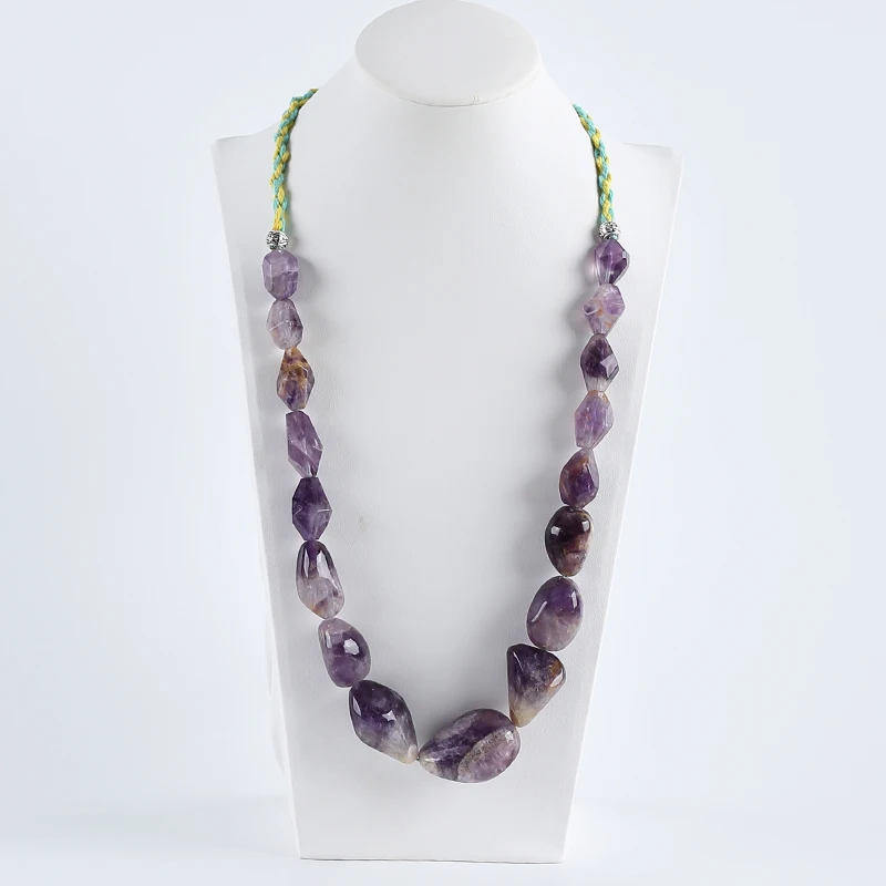 Natural Amethyst Stone Quality Loose Beads Jewellery Making 34x26x19mm/17x13x13mm DIY Bracelet Necklace Beading Accessories
Natural Amethyst Stone Quality Loose Beads Jewellery Making 34x26x19mm/17x13x13mm DIY Bracelet Necklace Beading Accessories