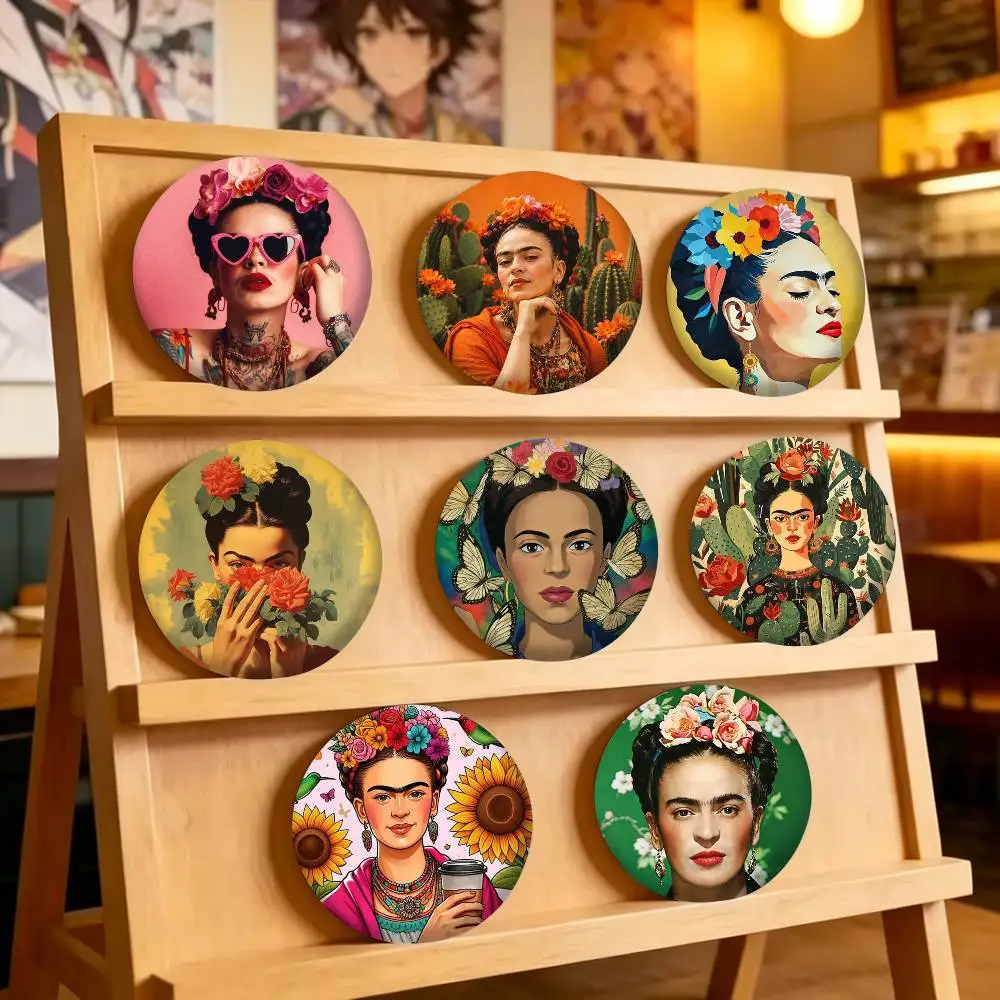 Fashion F-Frida-S K-Kahlo 25 32 44 58 75mm Badges Personalized Round Brooches Pins Accessory Gift
Fashion F-Frida-S K-Kahlo 25 32 44 58 75mm Badges Personalized Round Brooches Pins Accessory Gift