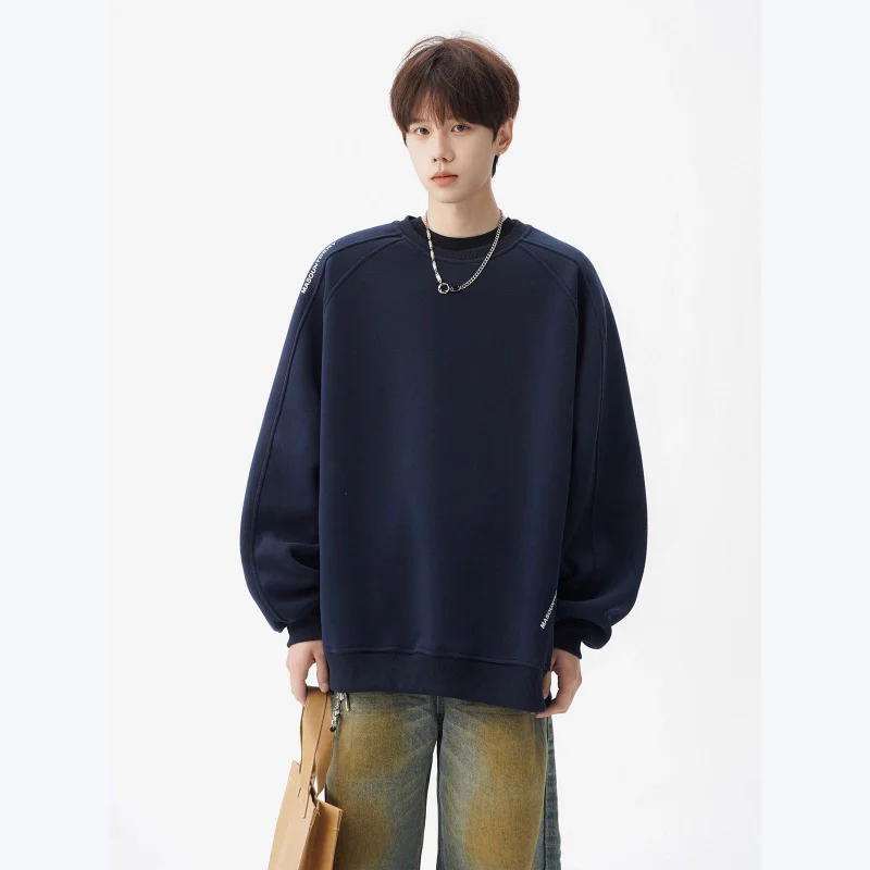 Осень и зима, новая теплая толстовка с круглым вырезом, мужская осенняя пара, пуловер, верх, однотонная, универсальная, повседневная, модная рубашка
Осень и зима, новая теплая толстовка с круглым вырезом, мужская осенняя пара, пуловер, верх, однотонная, универсальная, повседневная, модная рубашка