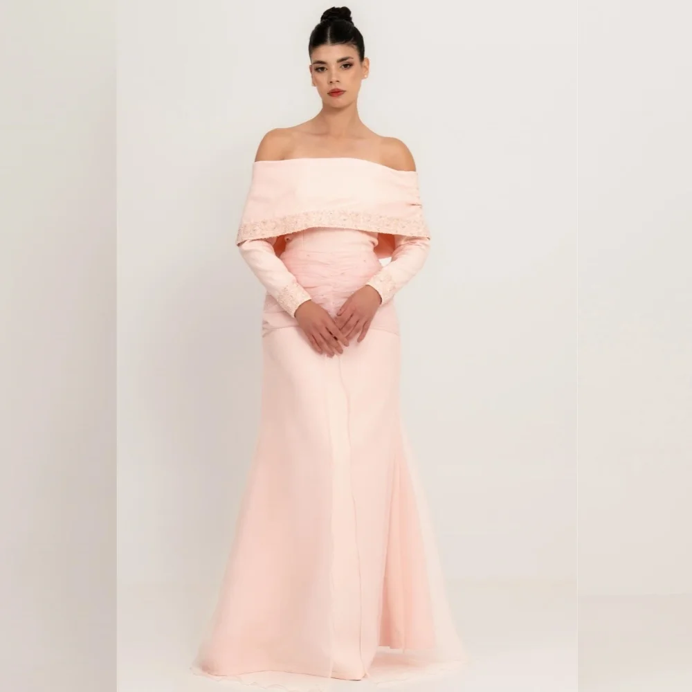 Customized Chinese Style Charmeuse Pleat Sequined Trumpet Off-the-shoulder Long Dresses Bespoke Occasion Celebrity Sparkle
Customized Chinese Style Charmeuse Pleat Sequined Trumpet Off-the-shoulder Long Dresses Bespoke Occasion Celebrity Sparkle