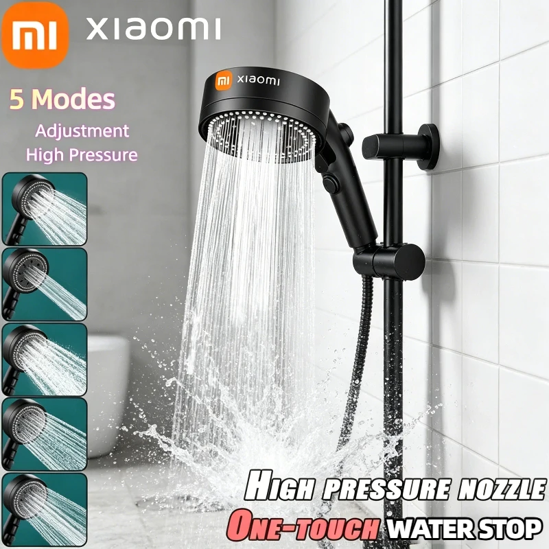Xiaomi Shower Head 5 Modes Water Saving Adjustable High Pressure Showerhead Handheld Spray Hangable Bathroom Accessories Hot New
Xiaomi Shower Head 5 Modes Water Saving Adjustable High Pressure Showerhead Handheld Spray Hangable Bathroom Accessories Hot New