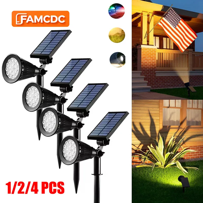 1/2/4 PCS Solar Power Spot Lights Outdoor Waterproof for Christmas Decorations, Flag, Tree, Wreath, Santa Claus, Snowman, Bright LED Landscape Lamp Uplights for Outside Garden, Yard, Patio, Sidewalk,Warm White
1/2/4 PCS Solar Power Spot Lights Outdoor Waterproof for Christmas Decorations, Flag, Tree, Wreath, Santa Claus, Snowman, Bright LED Landscape Lamp Uplights for Outside Garden, Yard, Patio, Sidewalk,Warm White