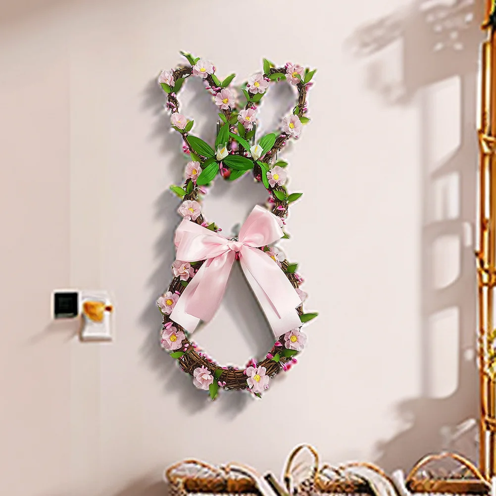 Easter Bunny Wreath Spring Rattan Door Wall Decor Front Hanging Cute Bunny Artificial Easter Wreath Front Door Hanging Decor
Easter Bunny Wreath Spring Rattan Door Wall Decor Front Hanging Cute Bunny Artificial Easter Wreath Front Door Hanging Decor