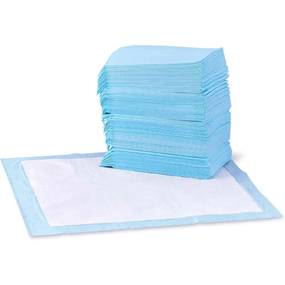 Basics Leak-Proof Dog and Puppy Potty Training Pee Pads with Quick-Dry 5-Layer Super Absorbent Design, Regular Size 22 x 22 inch
Basics Leak-Proof Dog and Puppy Potty Training Pee Pads with Quick-Dry 5-Layer Super Absorbent Design, Regular Size 22 x 22 inch