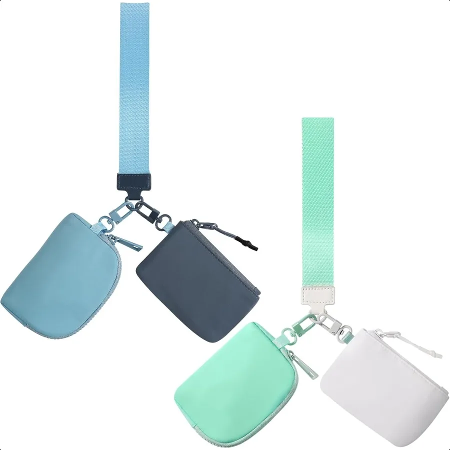 2Pack Mini Zip Around Wristlet Wallets for Women Portable Coin Purse Detachable Dual Pouch Keychain Wallet Small Wallets for Wo
2Pack Mini Zip Around Wristlet Wallets for Women Portable Coin Purse Detachable Dual Pouch Keychain Wallet Small Wallets for Wo