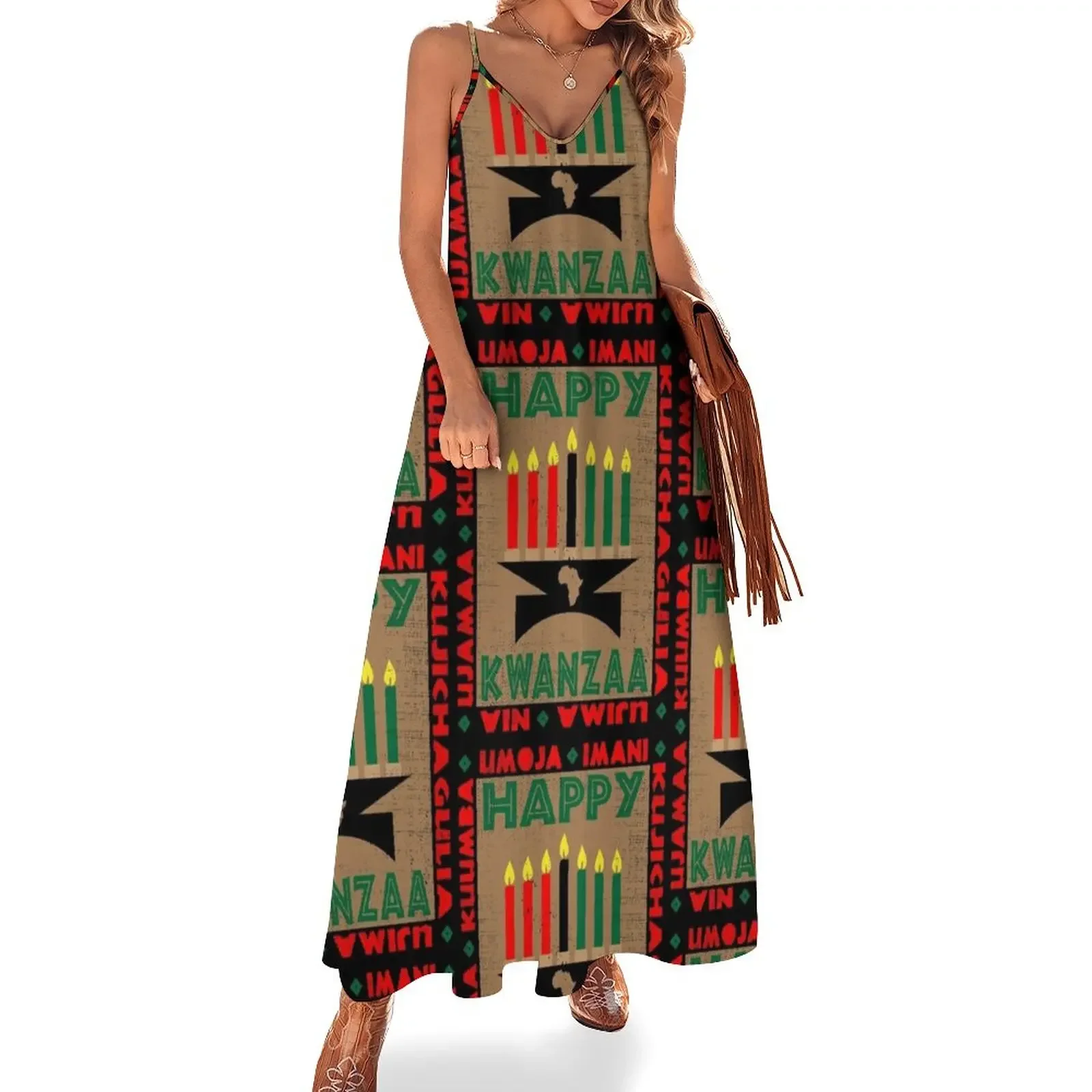 Happy Kwanzaa Sleeveless Dress dresses ladies 2025 summer evening dress ladies Women long dress loose summer
Happy Kwanzaa Sleeveless Dress dresses ladies 2025 summer evening dress ladies Women long dress loose summer