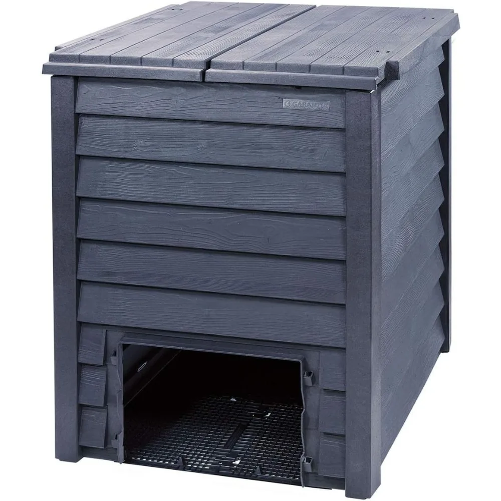 Thermo-Wood Polypropylene 600L Compost Bin, Outdoor Composting Bins, Square, 31.5x31.5x39.4 inches, 45.2 pounds, 2 Years Warrant
Thermo-Wood Polypropylene 600L Compost Bin, Outdoor Composting Bins, Square, 31.5x31.5x39.4 inches, 45.2 pounds, 2 Years Warrant