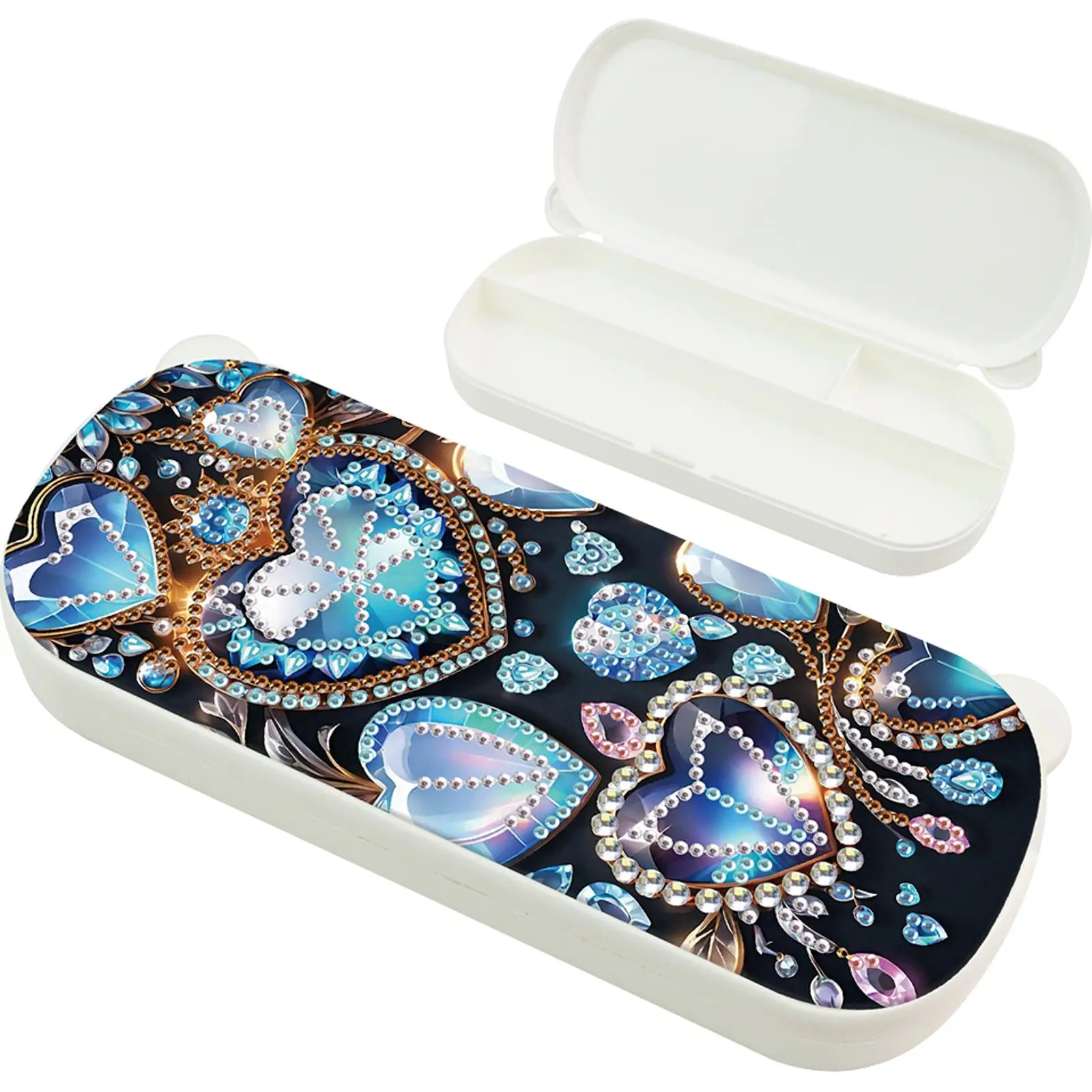 Crystal DIY Diamond Pencil Case Pen Brushes Accessories Travel Pencil Box
Crystal DIY Diamond Pencil Case Pen Brushes Accessories Travel Pencil Box