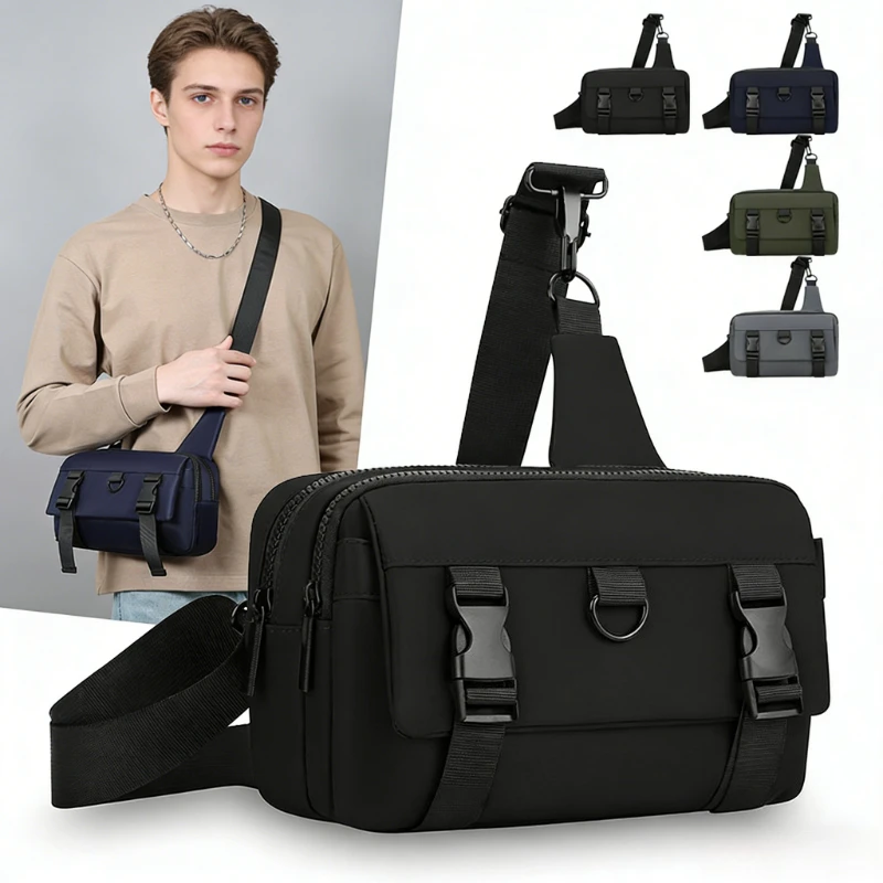 Anti Theft Rugged Durable Nylon Crossbody Bag For Men Military Style Business Travel Shoulder Messenger Bag With Large Capacity
Anti Theft Rugged Durable Nylon Crossbody Bag For Men Military Style Business Travel Shoulder Messenger Bag With Large Capacity