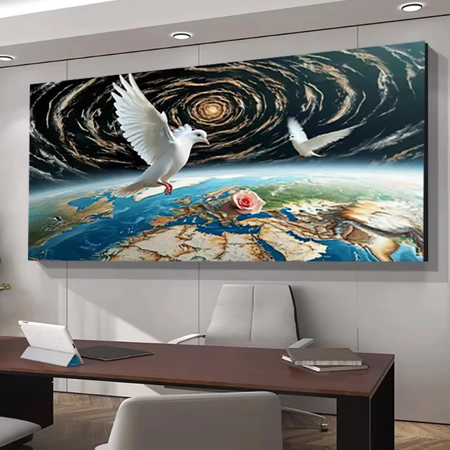 5D DIY Diamond Painting Wall Art Map White Dove Flower Mosaic Diamond Embroidery Cross Stitch Handmade Gift Home Decor Art
5D DIY Diamond Painting Wall Art Map White Dove Flower Mosaic Diamond Embroidery Cross Stitch Handmade Gift Home Decor Art