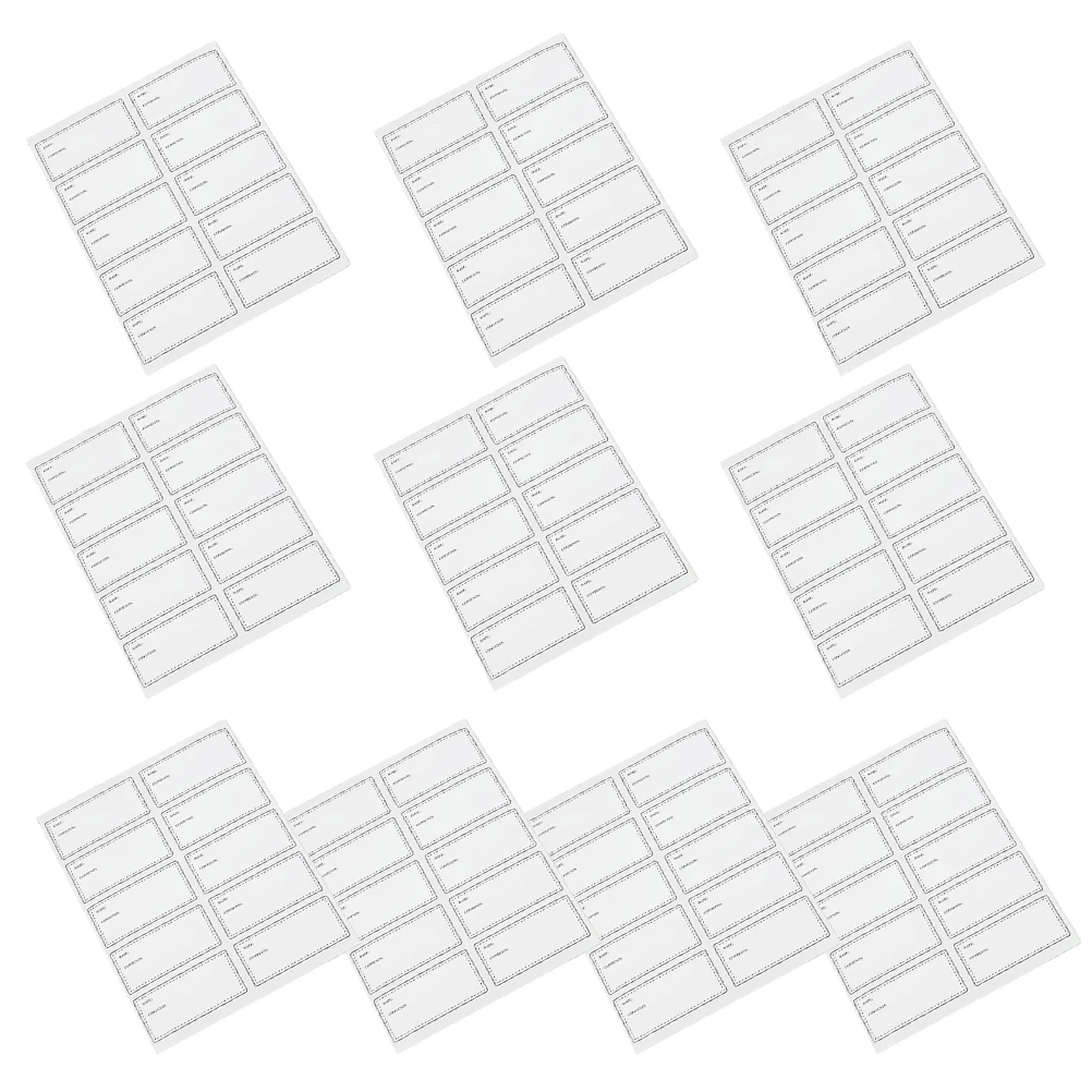 10 Sheets Waterproof Oil-proof Dating Labels Adhesive Synthetic Paper Removable Sticker Food Expiration Freezer Tag Handwriting 
10 Sheets Waterproof Oil-proof Dating Labels Adhesive Synthetic Paper Removable Sticker Food Expiration Freezer Tag Handwriting