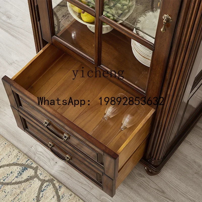 all solid wood wine cabinet against the wall small single door glass low cabinet simple living room TV side cabinet
all solid wood wine cabinet against the wall small single door glass low cabinet simple living room TV side cabinet