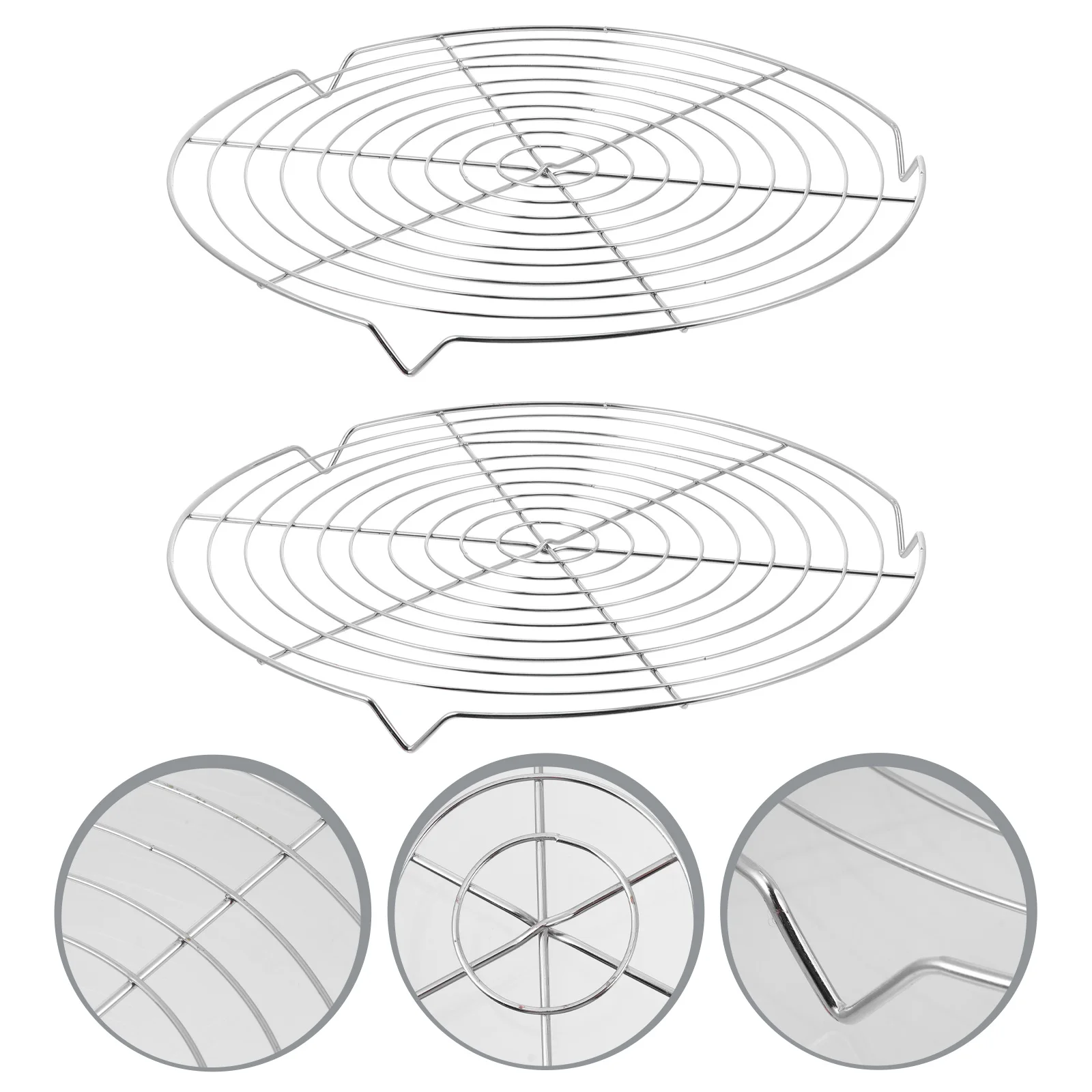 2Pcs Cooling Rack Large Capacity Stainless Steel Cake Baking Tools For Cookies Muffins Bread Dryer
2Pcs Cooling Rack Large Capacity Stainless Steel Cake Baking Tools For Cookies Muffins Bread Dryer