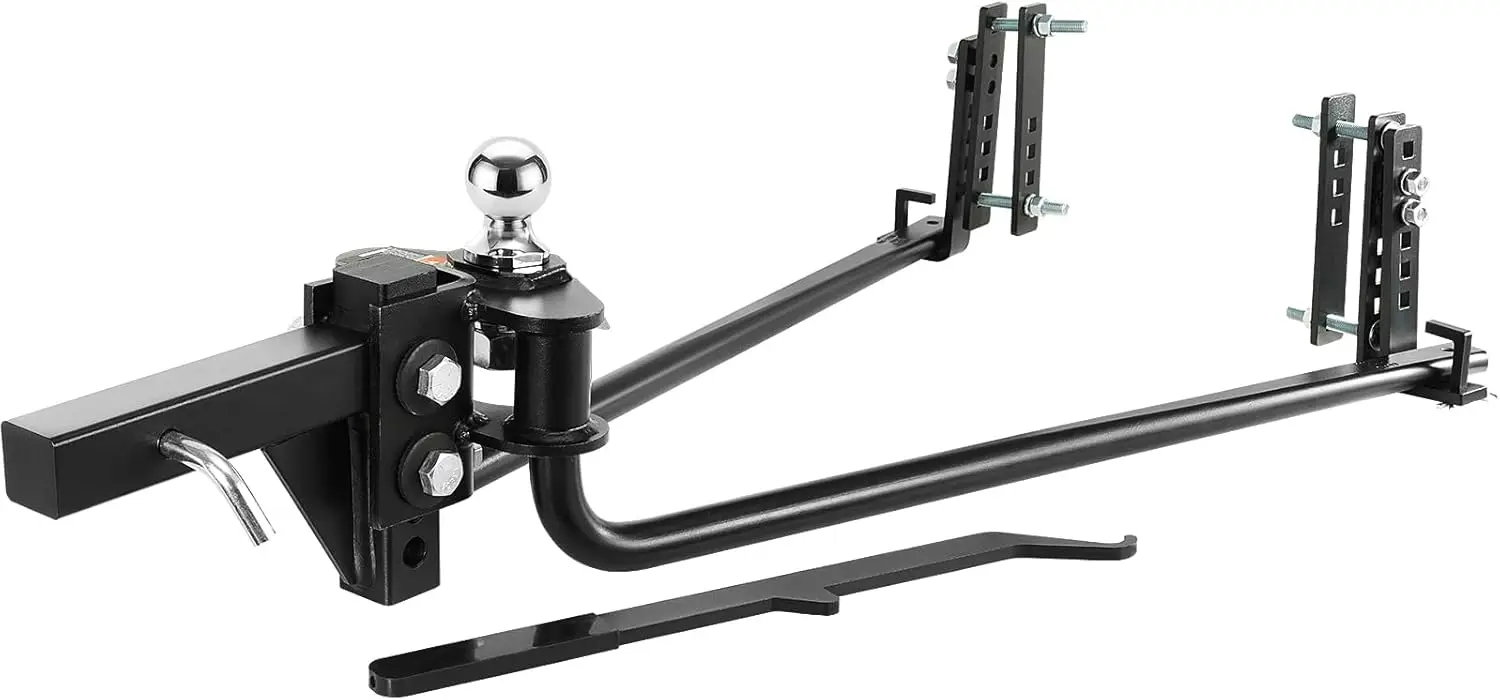 VEOVR Weight Distribution Hitch, 1,000 lbs Weight Distributing Hitches Kit with Sway Control for Trailer, 2-in Solid Steel Shank
VEOVR Weight Distribution Hitch, 1,000 lbs Weight Distributing Hitches Kit with Sway Control for Trailer, 2-in Solid Steel Shank