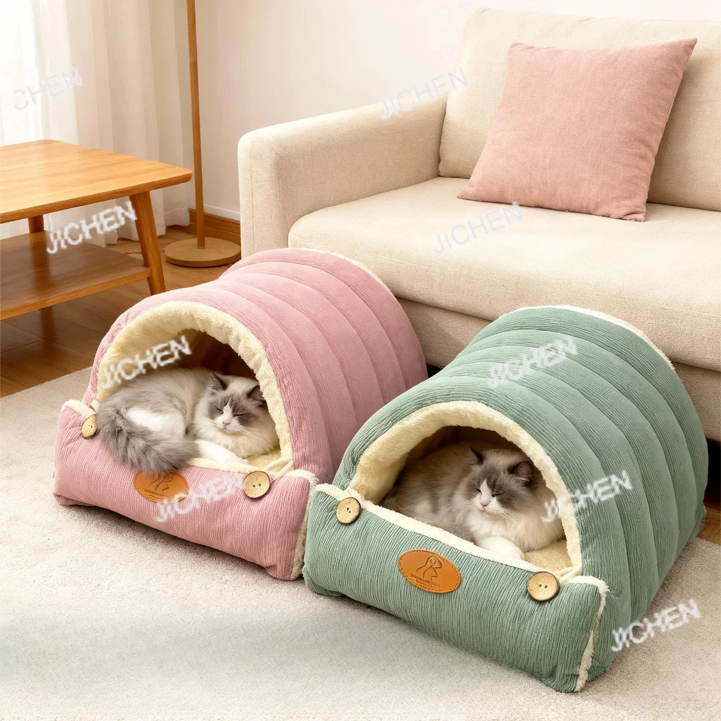 JC Kennel Winter Warm Semi-closed Cave Type Removable Autumn And Winter Sleeping Nest Medium And Small Dog House Cat Nest
JC Kennel Winter Warm Semi-closed Cave Type Removable Autumn And Winter Sleeping Nest Medium And Small Dog House Cat Nest